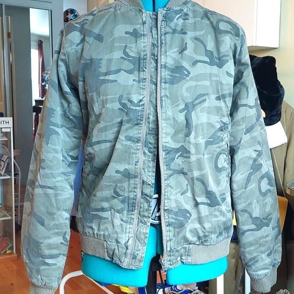 Factorie military bomber jacket size S - Picture 2 of 4
